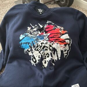 Men sweatshirt sz xl hustle gang